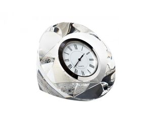 C80721 Часы настольные, 10*10*4 см. цвет серебряный